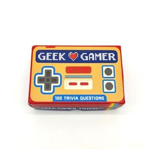 Geek Gamer Trivia‎ Card Game 100 Video Game Inspired Questions